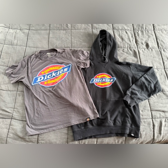 Dickies Other - Dickies Black Hoodie and Gray T-Shirt Set Y2K